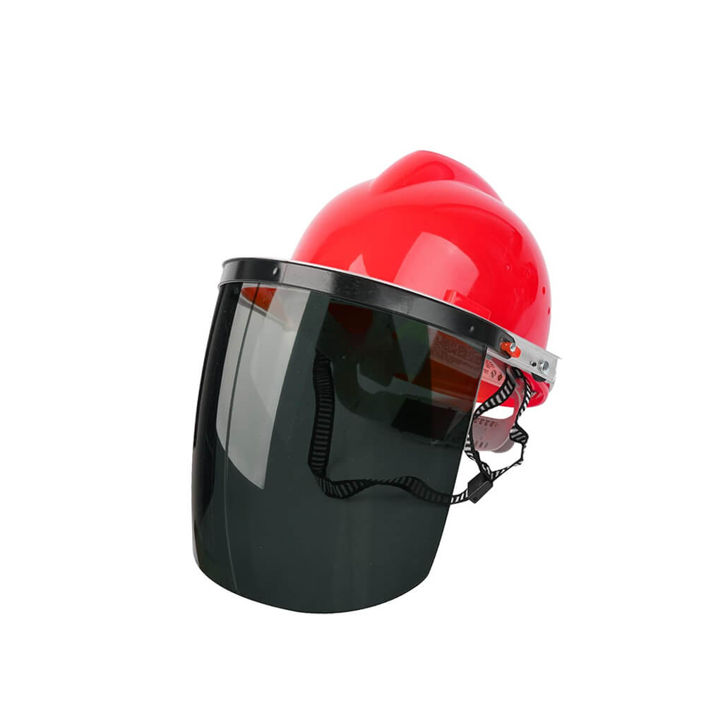 Safety Mask Fiexd on The Helmet